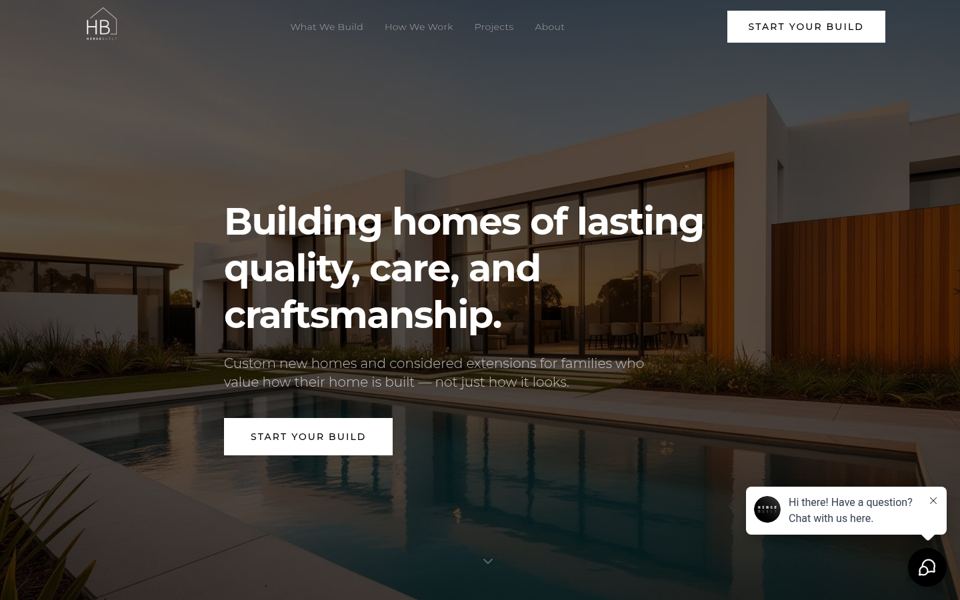 Hinge Built website